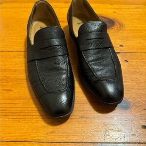 Hugo Boss Black Leather Loafers
